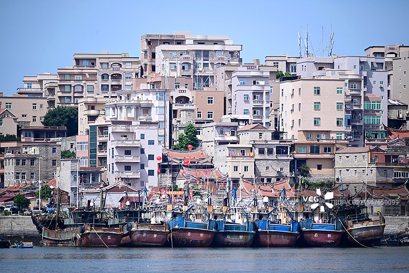 石狮祥芝港口渔村图片素材