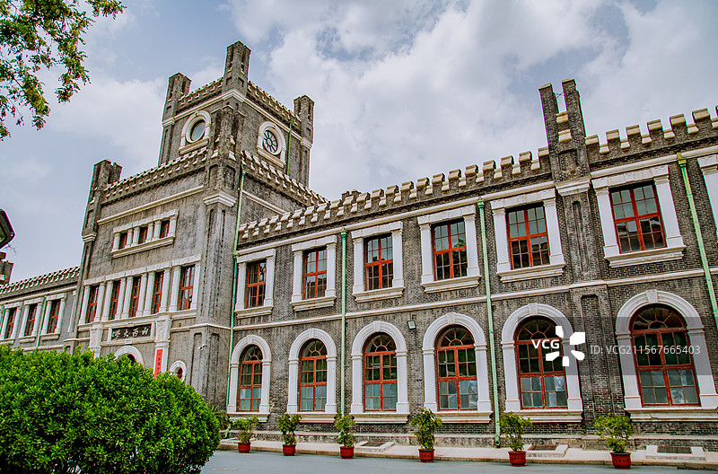 山西太原 山西大学旧址图片素材