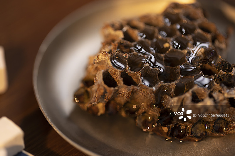 中药材蜂蜜和蜂巢（蜂房）图片素材