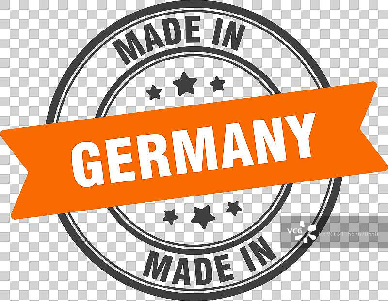 德国制造圆形标志 德国制造印章图片素材