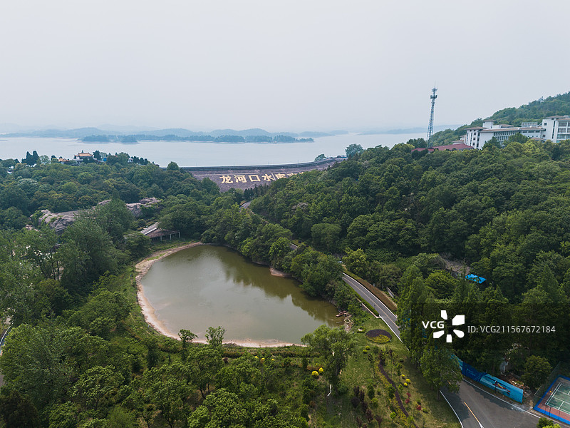 六安万佛湖旅游景区图片素材