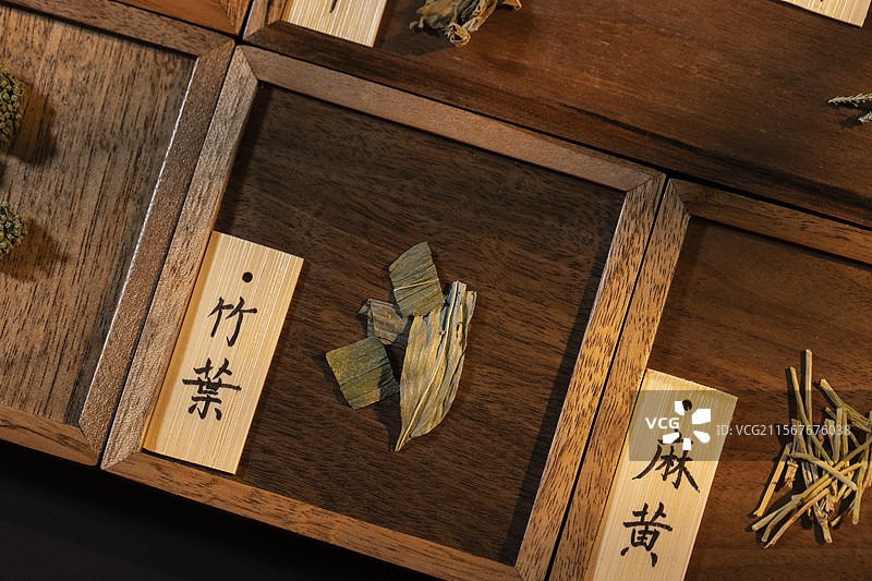 中药材淡竹叶图片素材