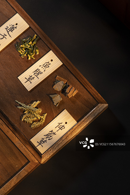 多种中药材图片素材