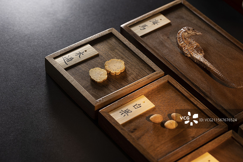 多种中药材图片素材