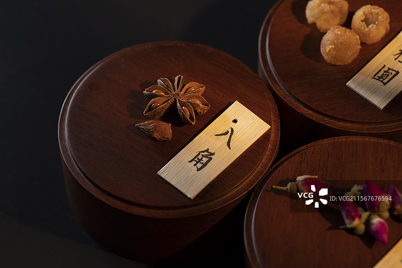 多种中药材图片素材