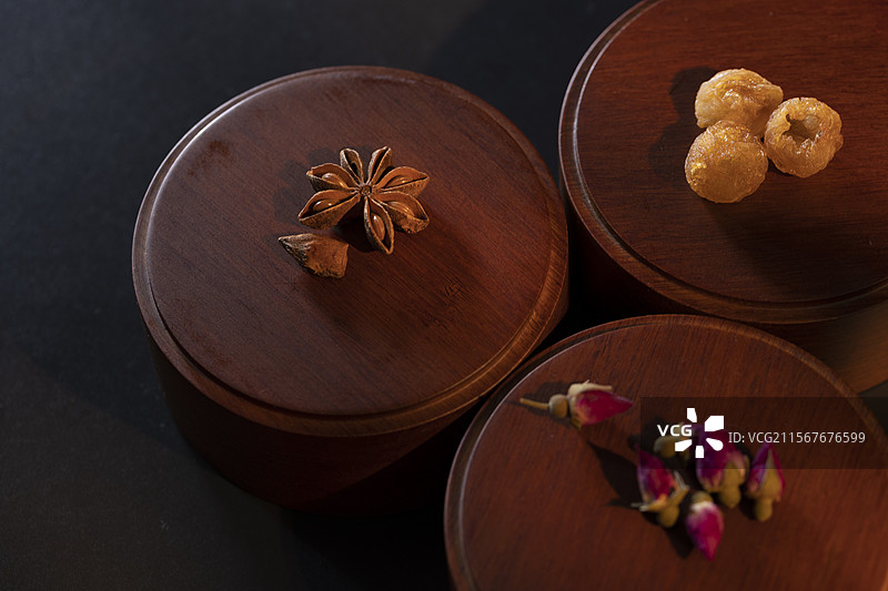 多种中药材图片素材