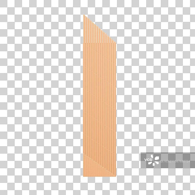 3D渲染的广州城市建筑广州地标广州利通广场元素图片素材