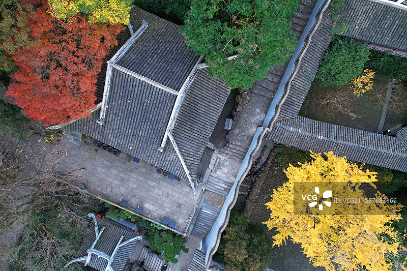 惠山古镇的秋图片素材