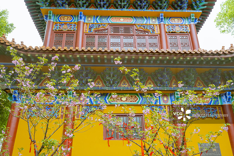 武汉宝通禅寺财宝殿图片素材