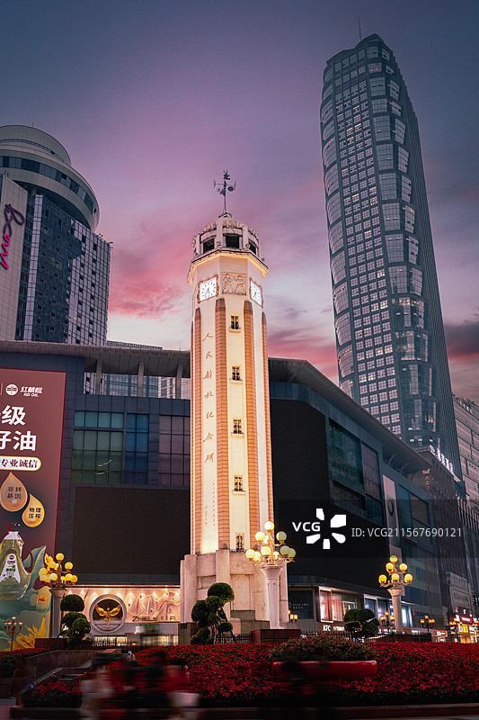 重庆人民解放纪念碑图片素材