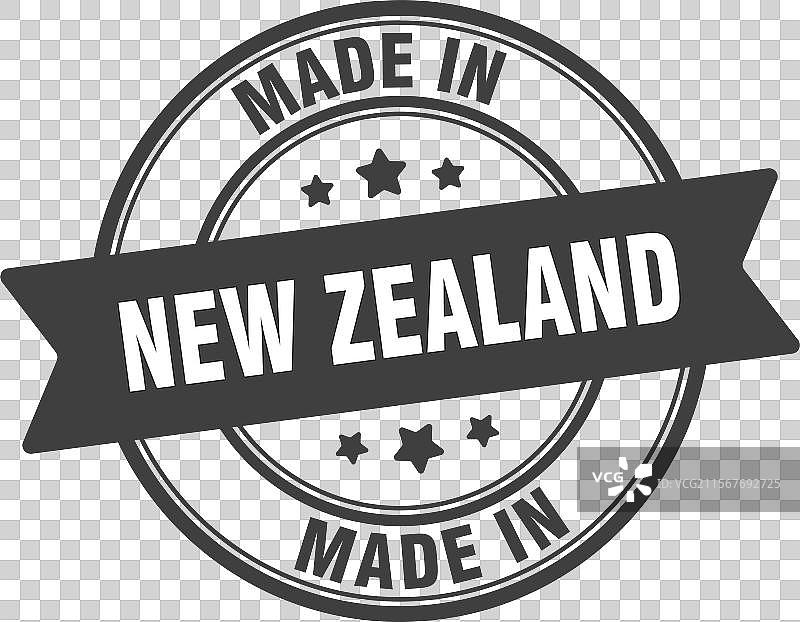 新西兰制造的圆形标志图片素材