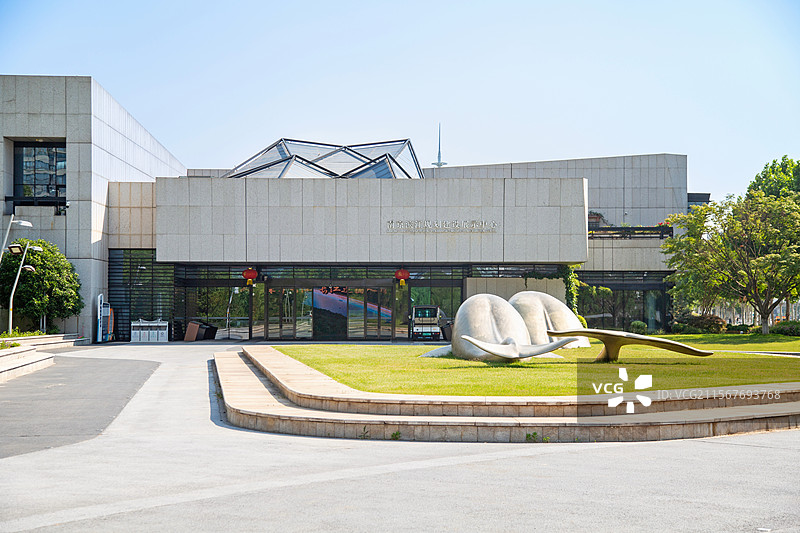 城市建筑（南京眼旅游区南京滨江规划建设展示中心、青奥双子塔）图片素材