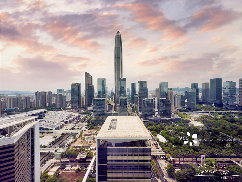 深圳·福田区CBD图片素材