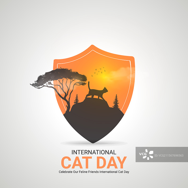 国际猫咪日创意广告设计猫咪日图片素材