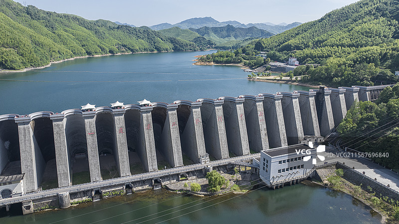 佛子岭水库 大坝图片素材