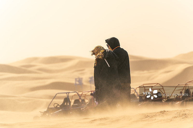 库布其沙漠图片素材