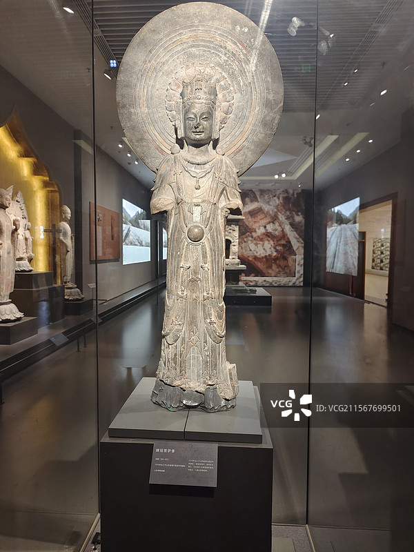 山东省博物馆蝉冠菩萨像图片素材
