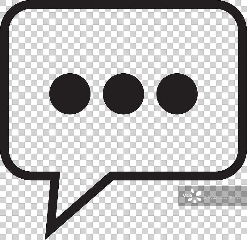 扁平化消息图标符号图片素材