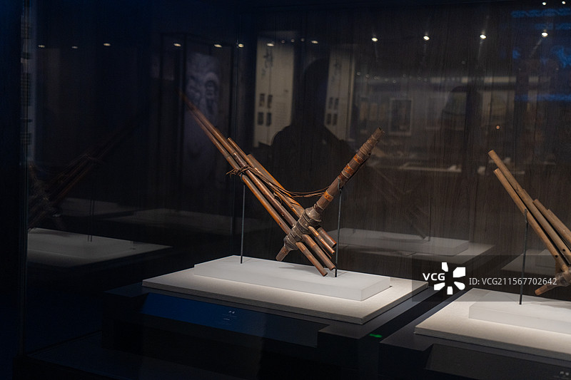 四川大学博物馆 少数民族 羌族 东巴文字 乐器图片素材