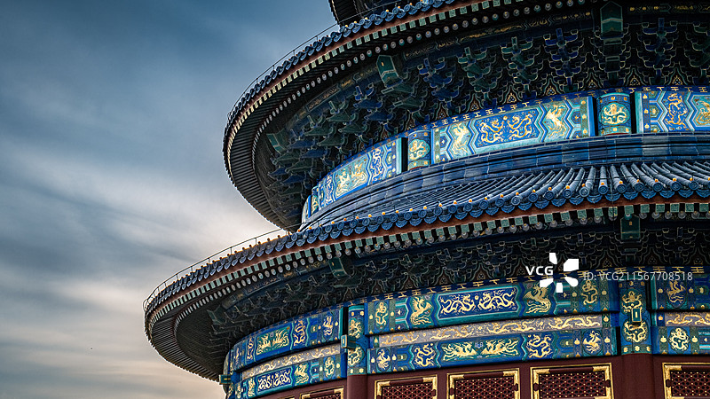 天坛一角图片素材