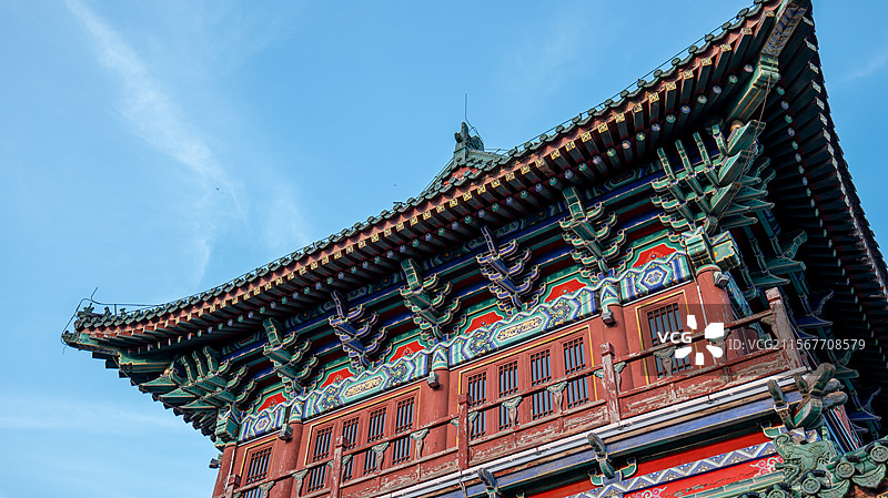 德州市平原县琵琶湾文昌阁图片素材