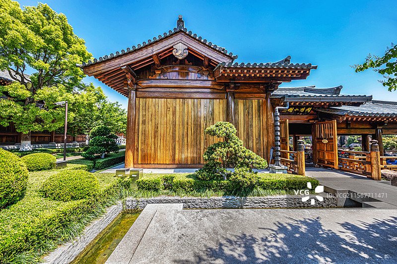 上海宝山寺祗园水心榭图片素材