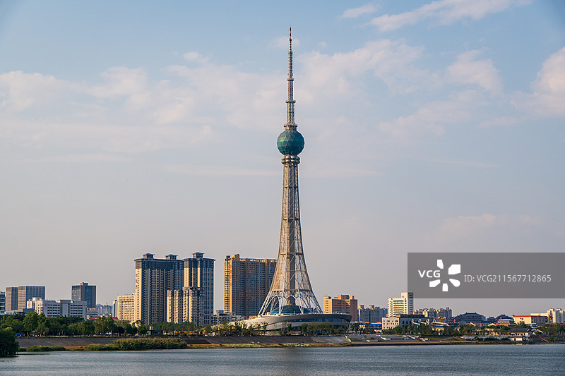 洛阳城市阳台 洛阳中原明珠广播电视塔图片素材