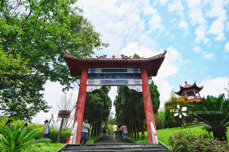 江西婺源鸳鸯湖图片素材