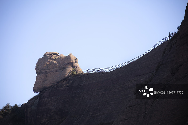 航拍江西弋阳龟峰景区风光图片素材