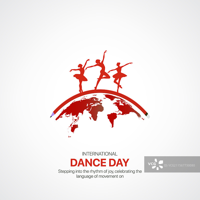国际舞蹈日创意广告图片素材