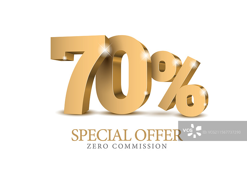 70%的数字图片素材