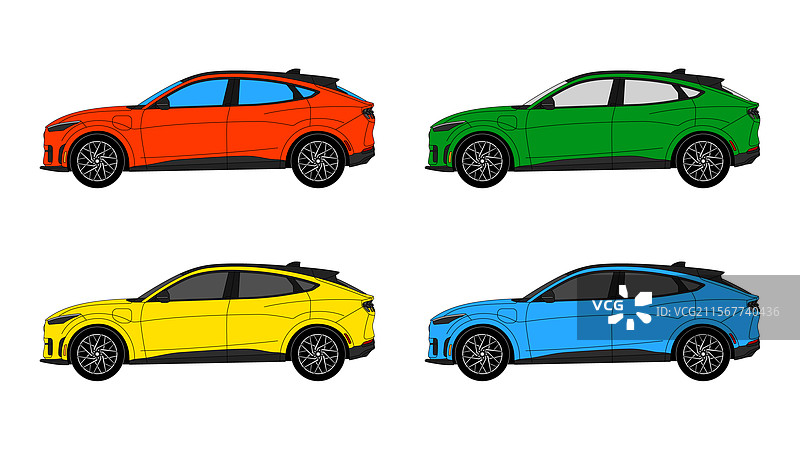 福特野马Mach-E图片素材