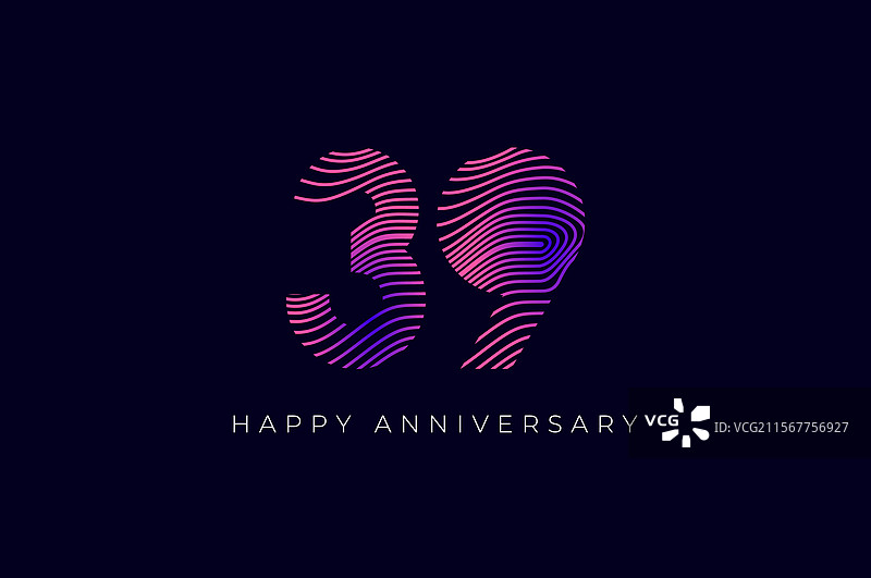 数字设计与曲线，39号，39号快乐图片素材