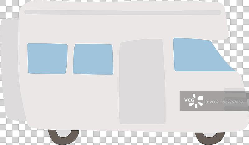 卡通房车卡车露营车图片素材
