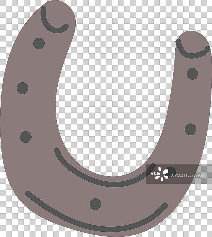 复古手绘马蹄铁图片素材