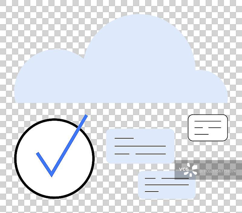 基于云的任务完成和文档管理图片素材