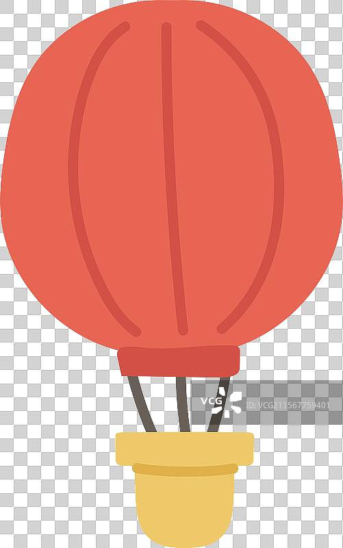 卡通热气球图片素材