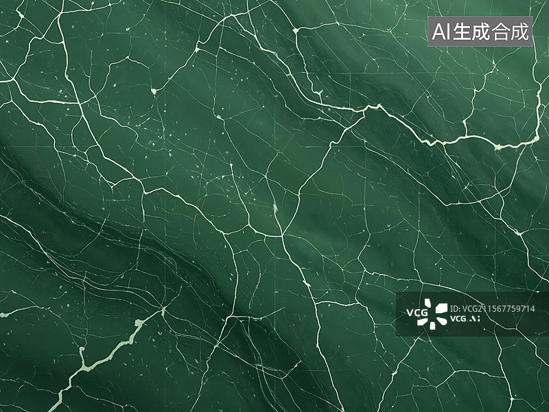 【AI数字艺术】绿色大理石纹理图片素材