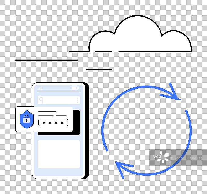 移动数据与安全云存储同步图片素材