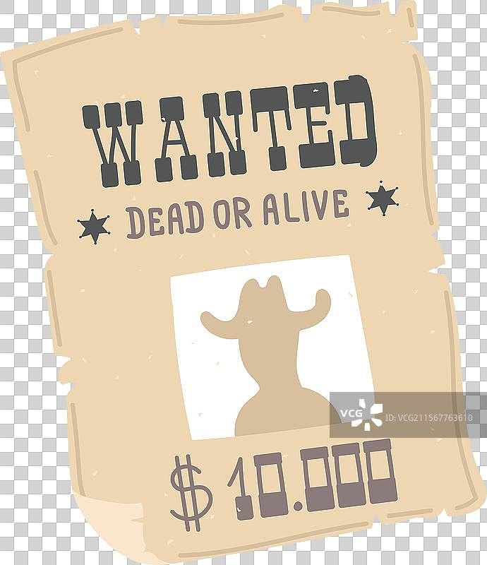 想要复古广告纸图片素材