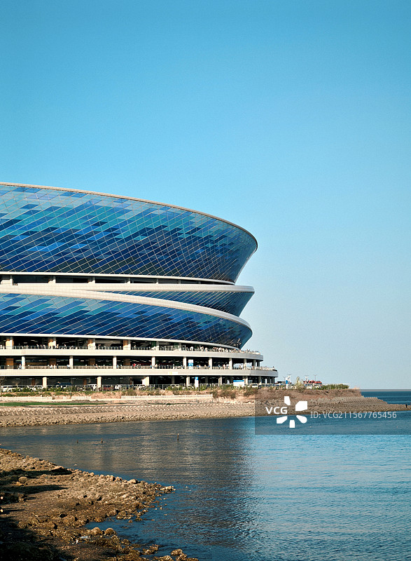 大连中升梭鱼湾球场图片素材