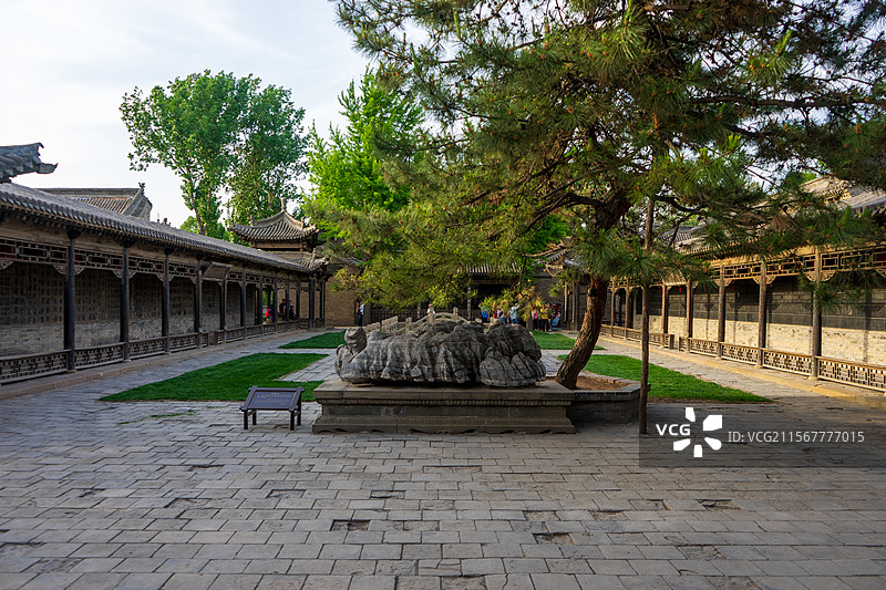 山西晋中常家庄园梦笔山图片素材