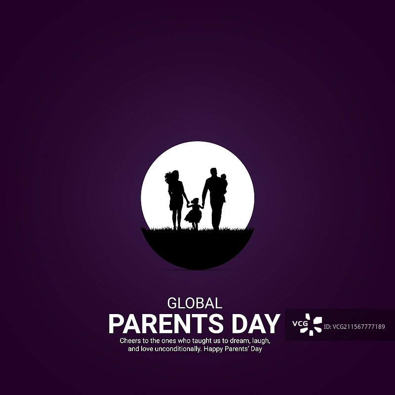 全球父母节 父母节 创意广告图片素材
