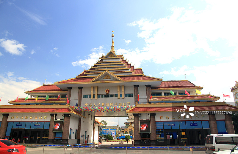 云南瑞丽口岸图片素材