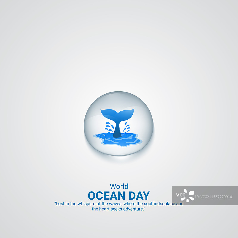 世界海洋日 创意广告图片素材