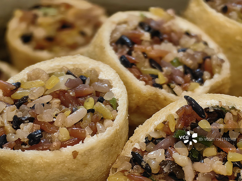 豆腐酿美食酿豆腐广西三月三美食酿豆腐图片素材