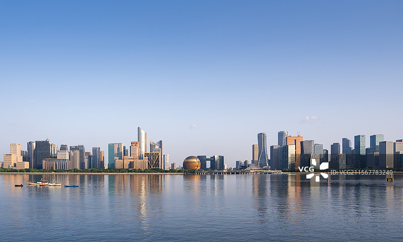 杭州钱江新城CBD景观图片素材