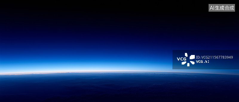 【AI数字艺术】地平线上的晨光宽屏图片素材