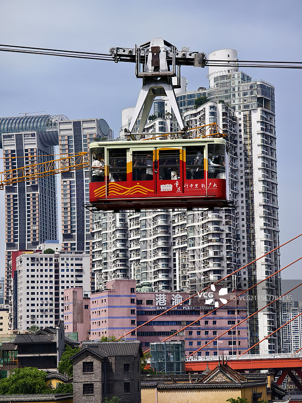 重庆长江索道白象居图片素材