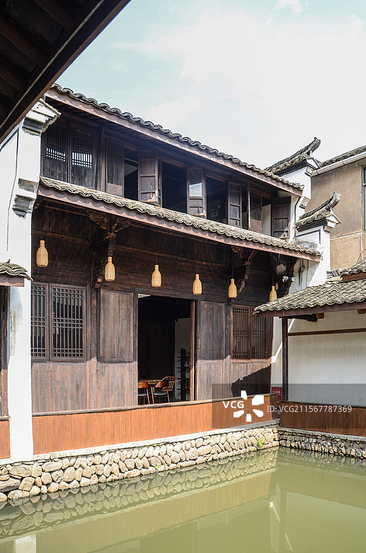 富春江乡村慢生活体验区-茆坪村东山书院图片素材